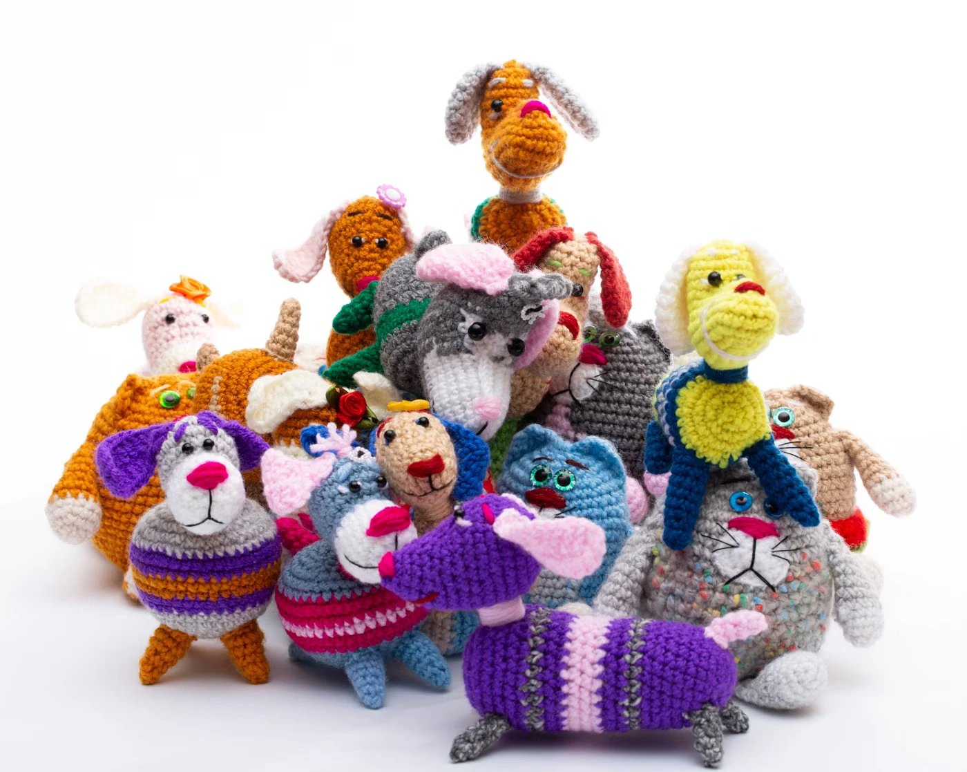 Amigurumi Hayvan Oyuncak Seti - 2