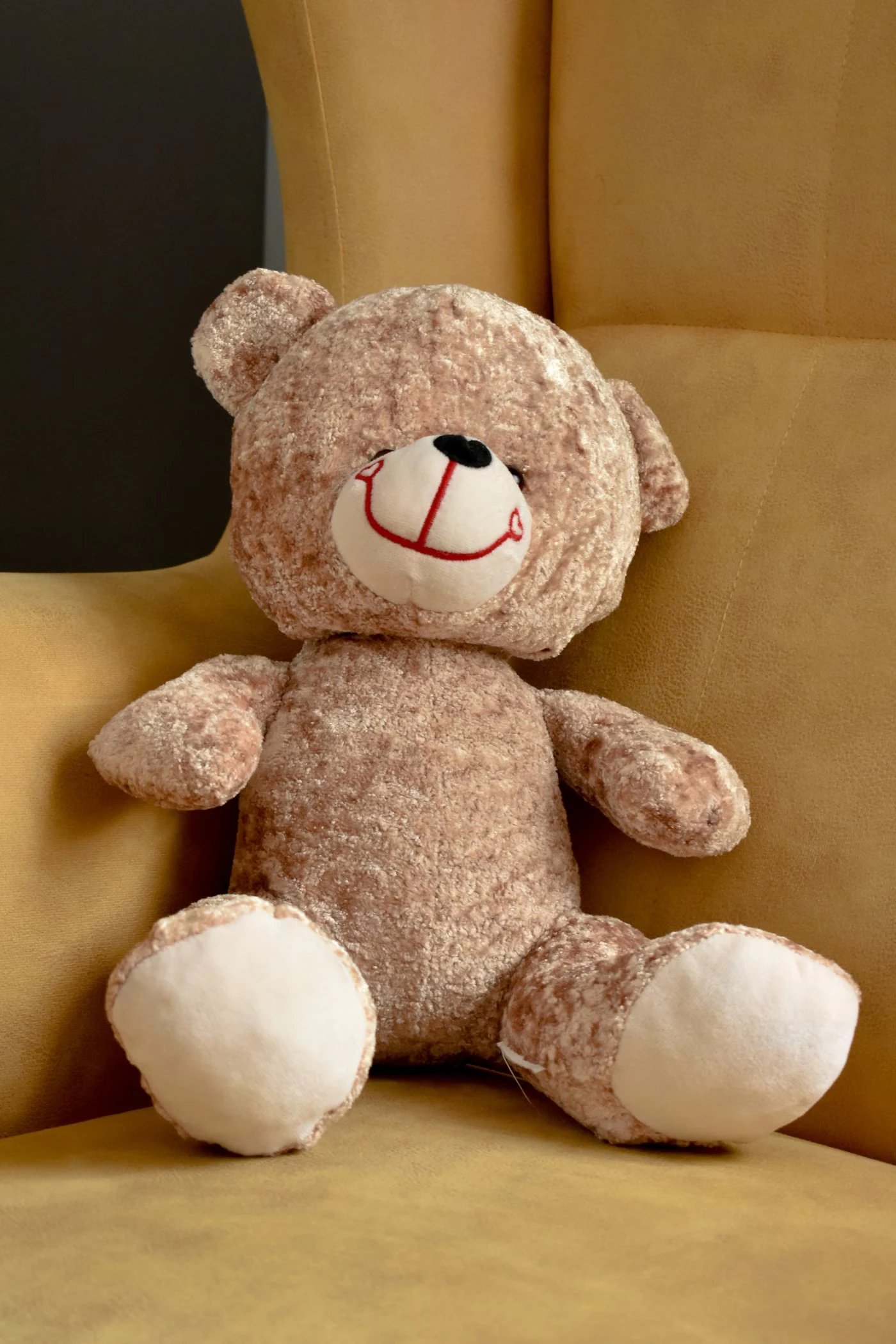 Büyük Boy Kahverengi Peluş Ayı - 1
