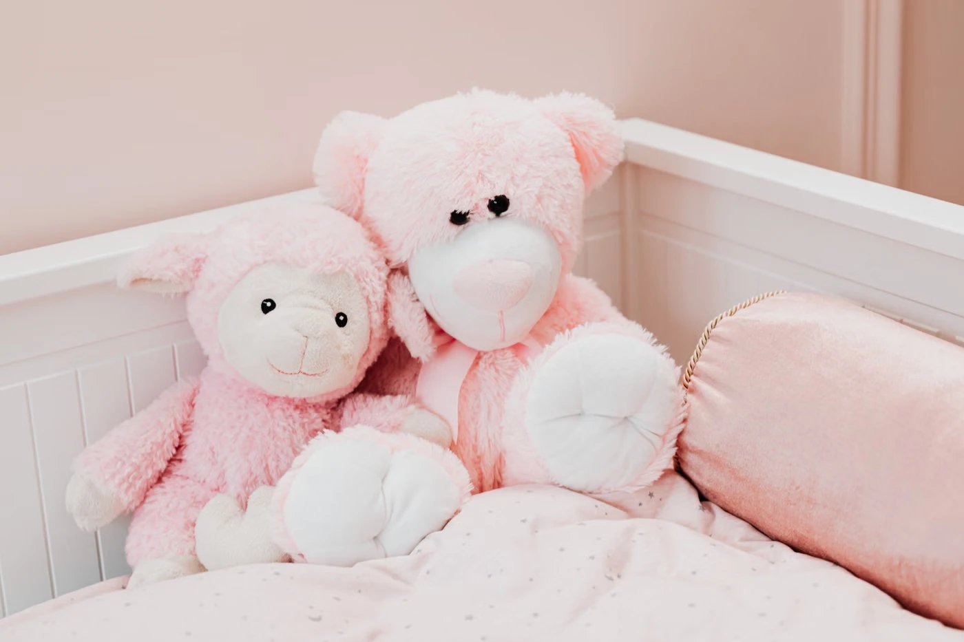 Pembe Peluş Oyuncak Seti - 1