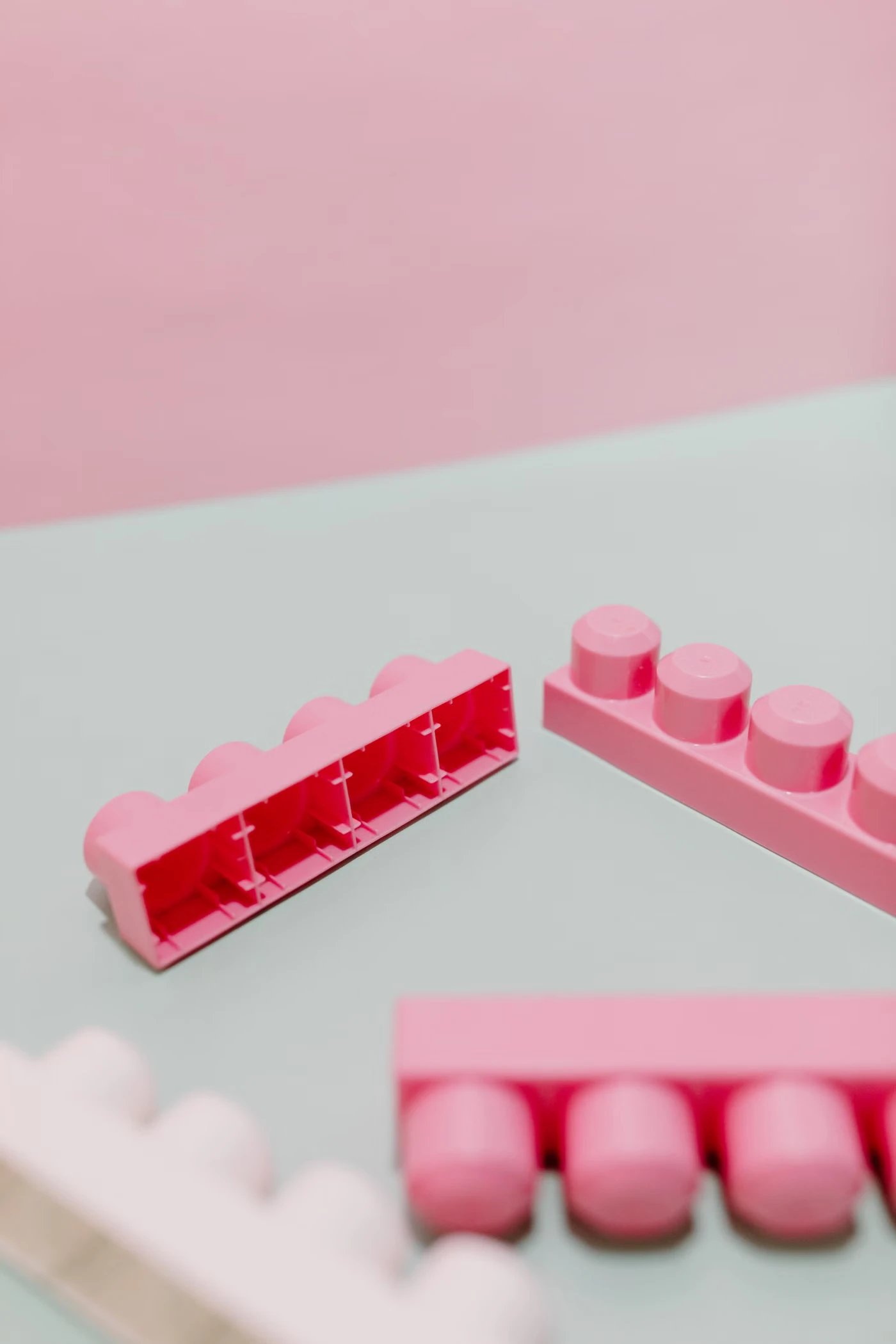 Pembe Beyaz Yapı Blokları - 1