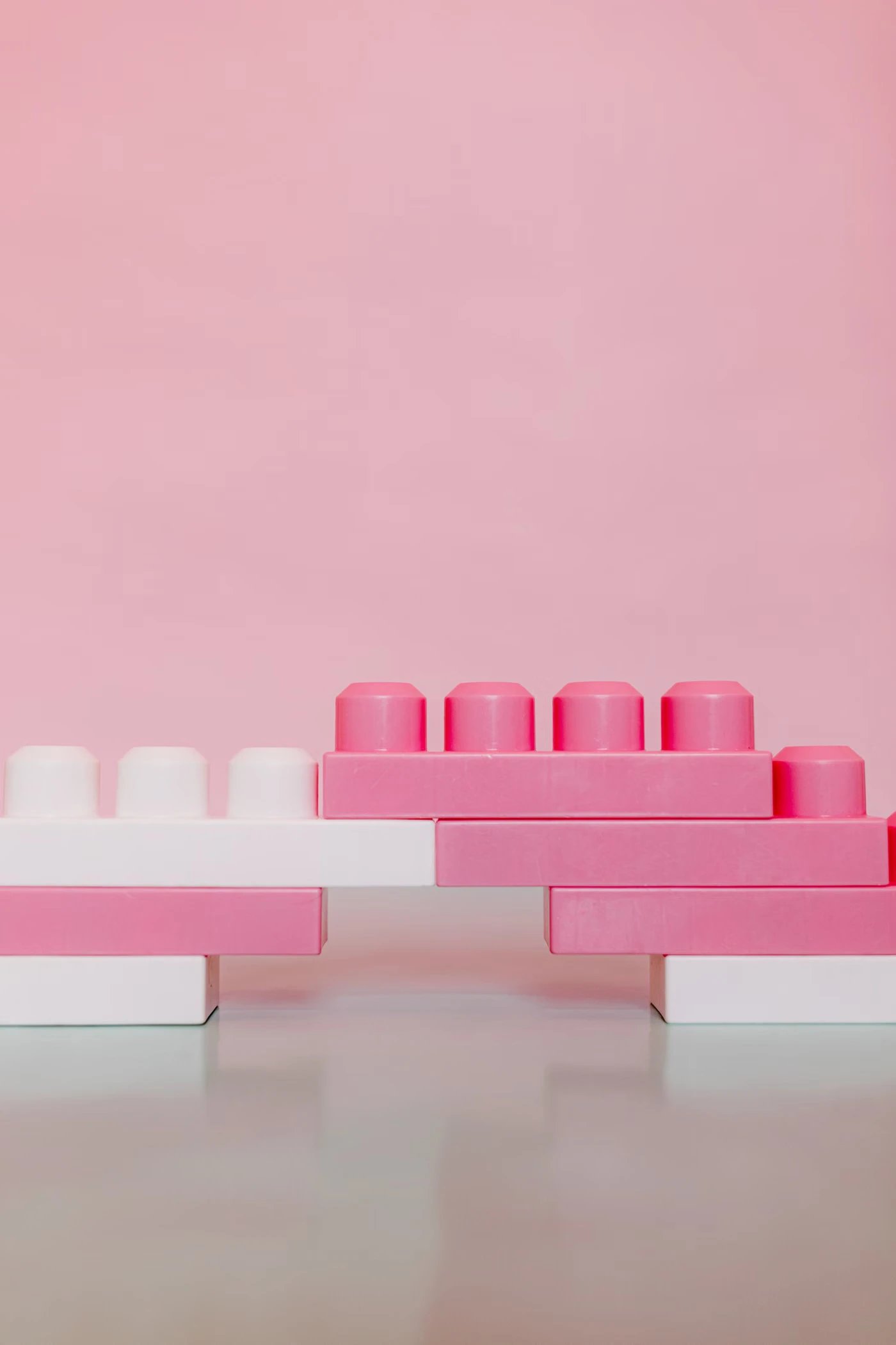 Pembe Beyaz Yapı Blokları - 3