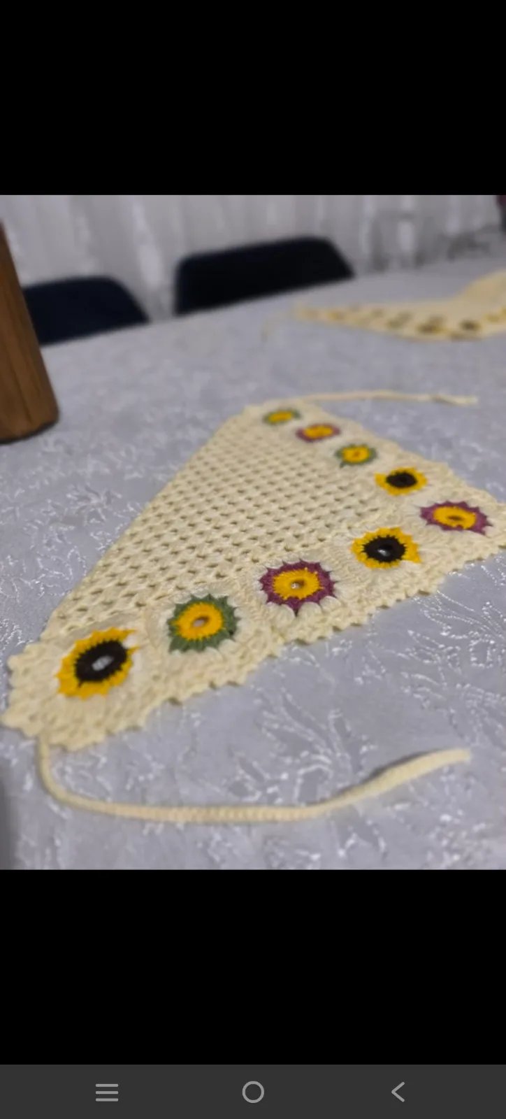 El örgüsü bandana ve tokalar - 2