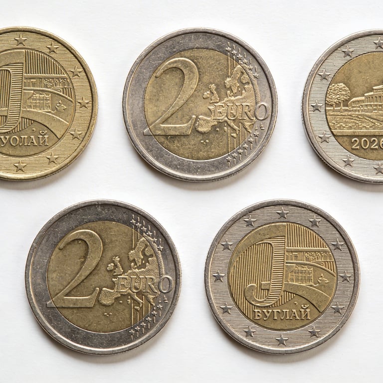 Informationsbereich zum Euro-Münzsatz Bulgarien 2026 für Sammlerinnen und Sammler