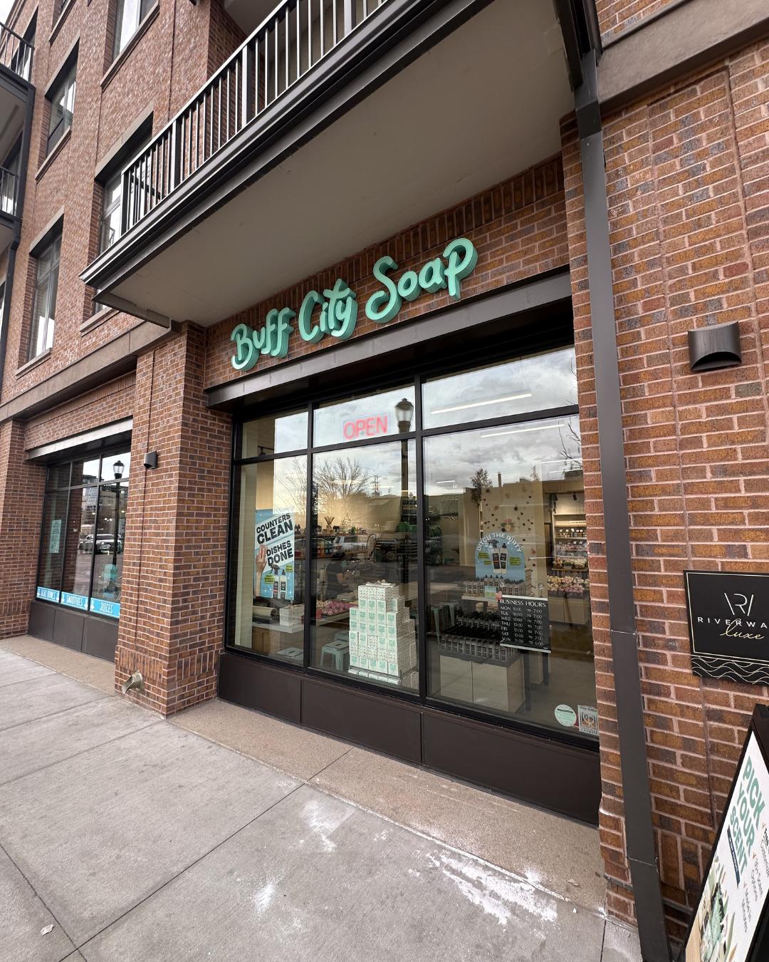 Buff City Soap retail store in Castle Rock, Colorado