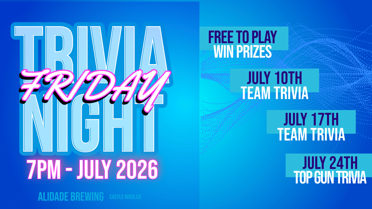 Friday Night Trivia at Alidade Brewing at Alidade Brewing on July 17, 2026