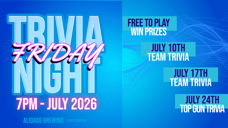 Friday Night Trivia at Alidade Brewing at Alidade Brewing
