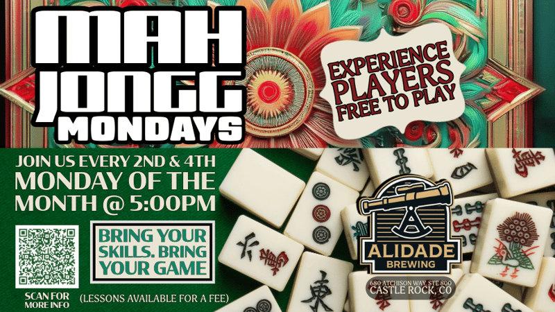 Mah Jongg Monday at Alidade Brewing at Alidade Brewing