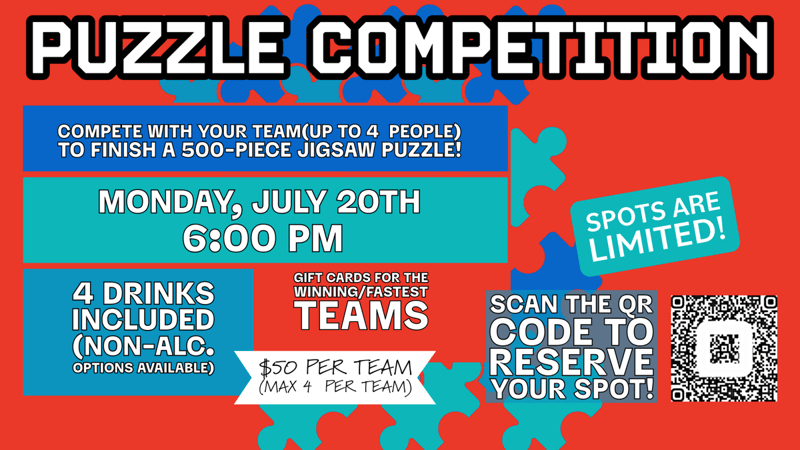 Puzzle Competition at Alidade Brewing at Alidade Brewing