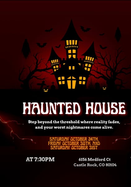 Castlewood Ranch Haunted House at Private home, Castlewood Ranch