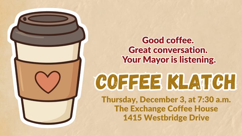 Coffee Klatch with Tracy at The Exchange Coffee House™