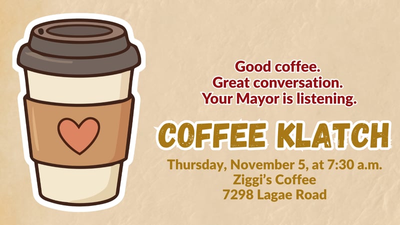 Coffee Klatch with Tracy at Ziggi's Coffee