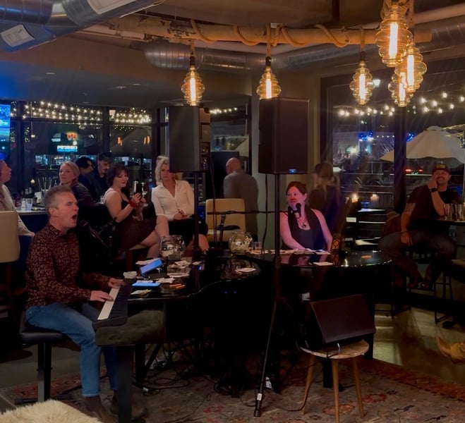 Dinner and Dueling Pianos at Wide Awake Eatery