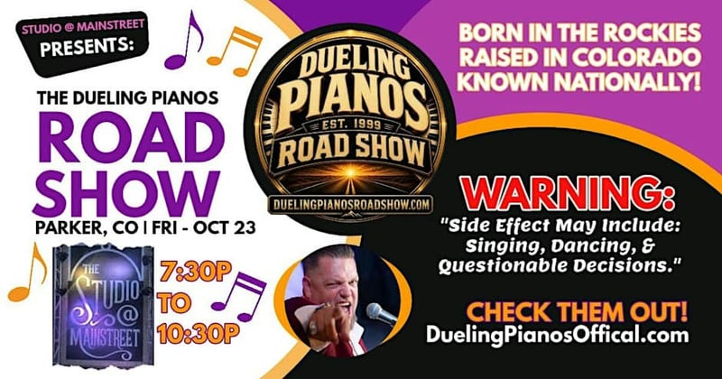 Dueling Pianos Official Road Show in Parker at Studio@Mainstreet