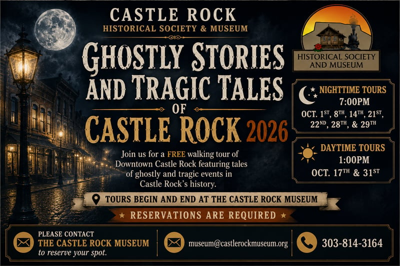 Ghostly Stories and Tragic Tales of Castle Rock 2026 flyer