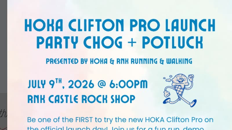 HOKA Clifton Pro Launch Party at RNK Running & Walking at RNK Running and Walking
