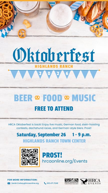 Oktoberfest Highlands Ranch 2026 at Highlands Ranch Town Center on September 26, 2026