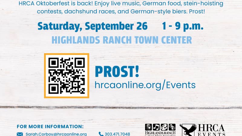 Oktoberfest Highlands Ranch 2026 at Highlands Ranch Town Center