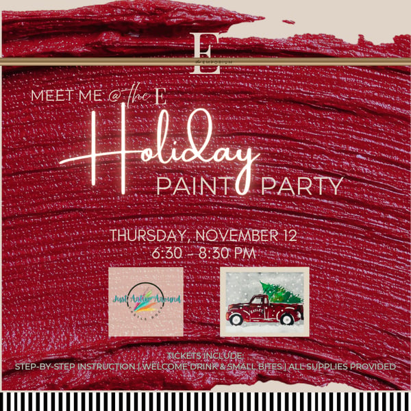 Paint Party with Just Artin' Around at The Emporium