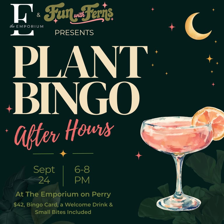 Plant Bingo at The Emporium