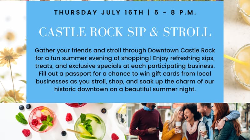 Downtown Castle Rock Sip & Stroll at Downtown Castle Rock