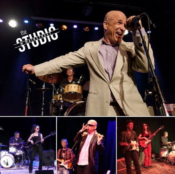 Delta Sonics performing on stage at Studio@Mainstreet in Parker, Colorado