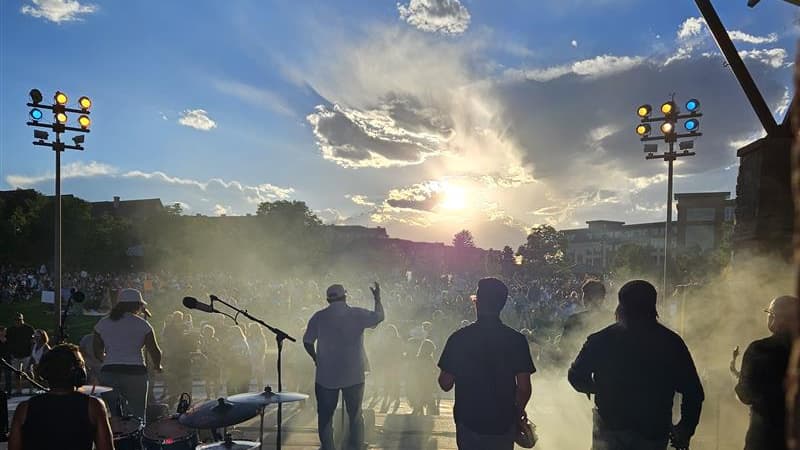 Summer Sunset Concert + America 250 / Colorado 150 Drone Show at Civic Green Park at Civic Green Park