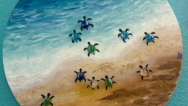 Sea Turtles Paint & Sip in Castle Rock at Wild Blue Yonder Brewing Co.