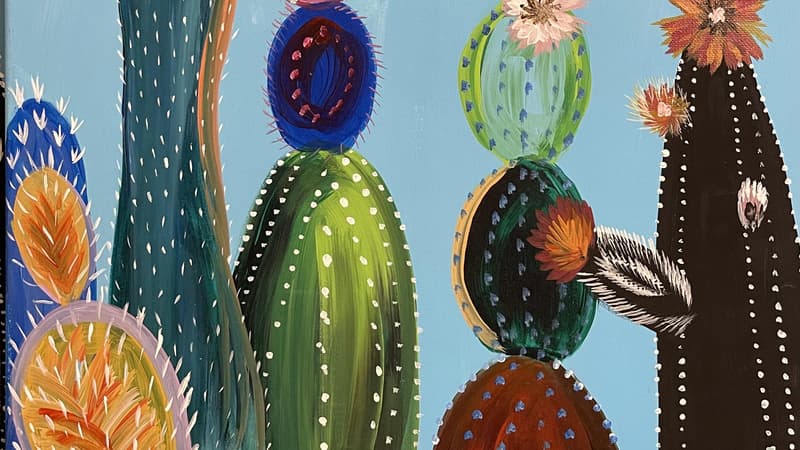 Were Wild Things Flower Paint Night at Lone Tree Brewing at Lone Tree Brewing Company - Parker