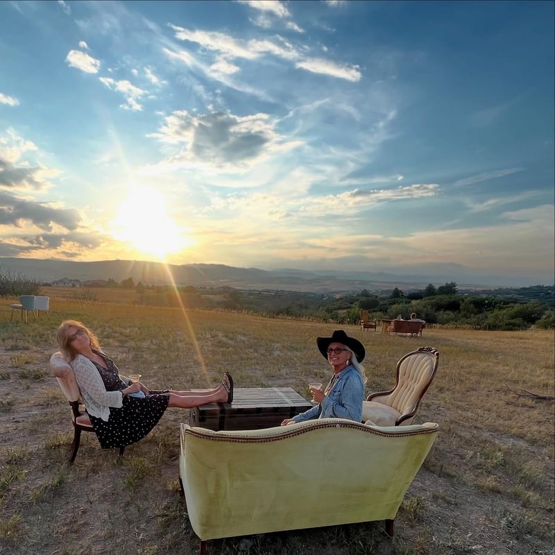 The open-air ranch setting at KB Ranch in Castle Rock