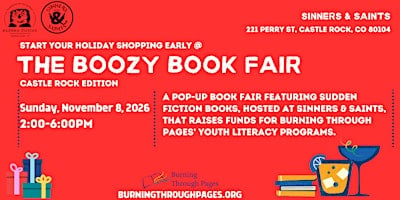 Boozy Bookfair with Burning Through Pages at 221 Perry St