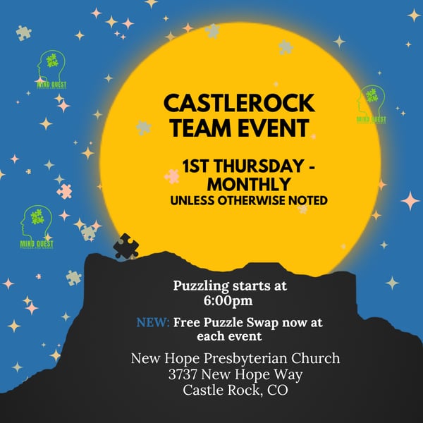 Castle Rock Jigsaw Jam: Teams Speed Puzzling at New Hope Presbyterian Church