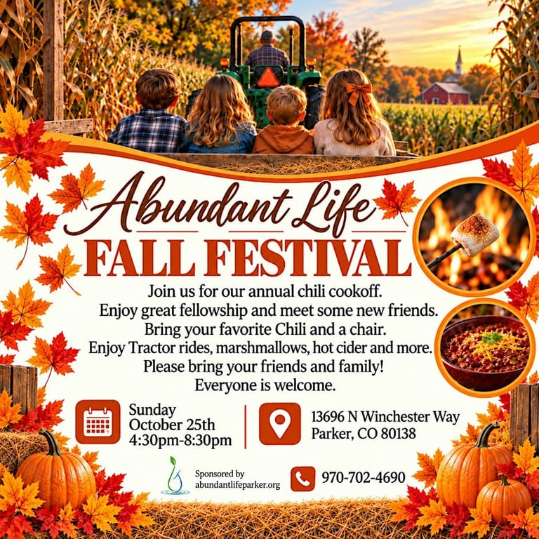 Fall Festival at Abundant Life Parker