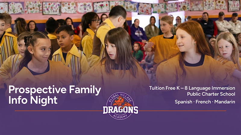 Prospective Family Info Night: Tuition-Free K-8 Language Immersion School at Global Village Academy Douglas County
