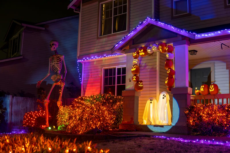 Parker Halloween Home Decoration Map event graphic