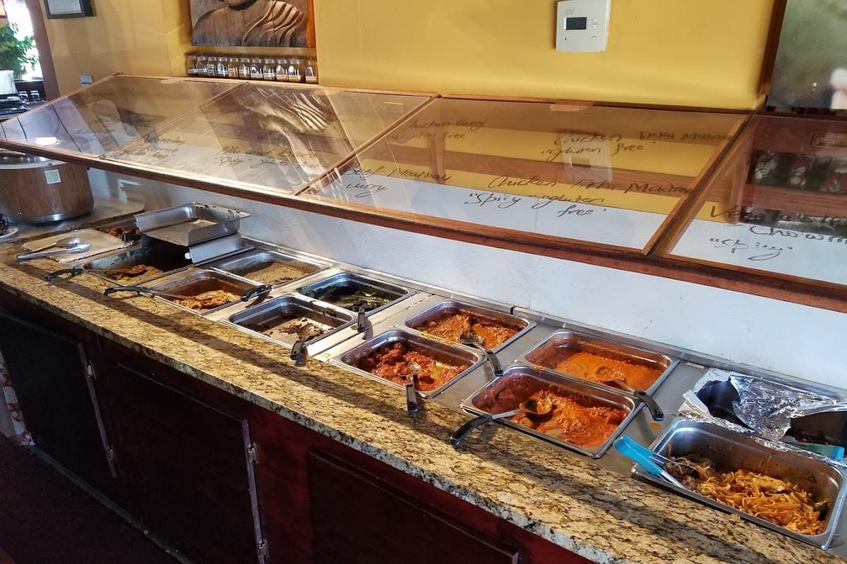 India's Kitchen atmosphere and seating