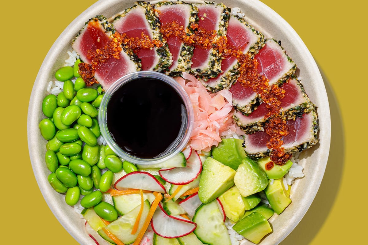 Interior view of Roadtrip Bowls Made by Lazy Dog