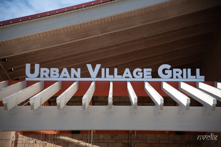 Urban Village Indian Grill dining area