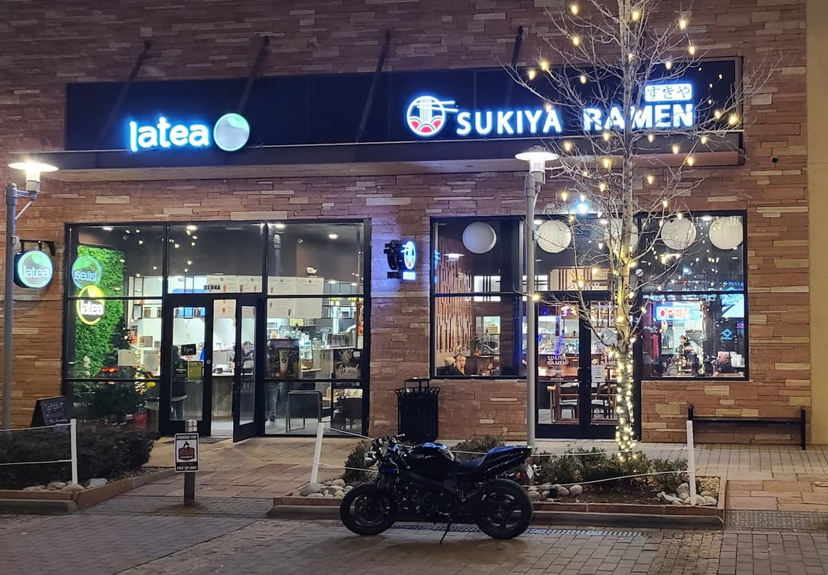 Sukiya Ramen restaurant in Lone Tree, Colorado
