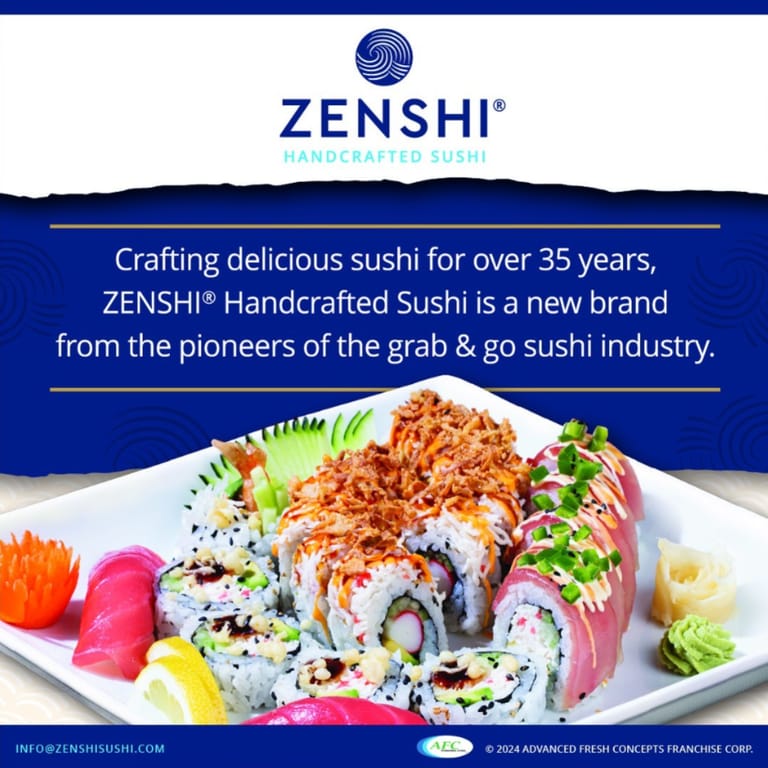 ZENSHI Handcrafted Sushi featured offerings