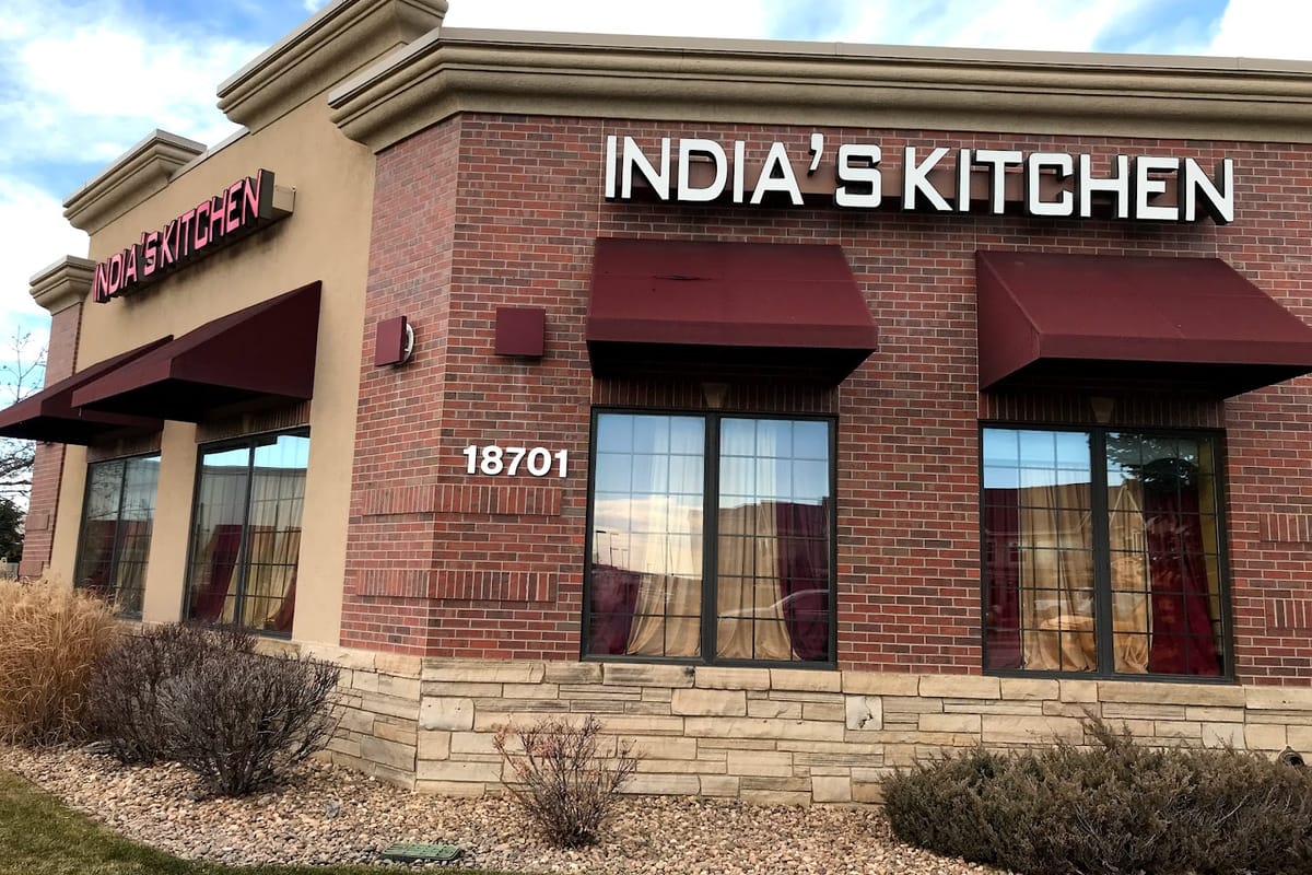 India's Kitchen exterior entrance