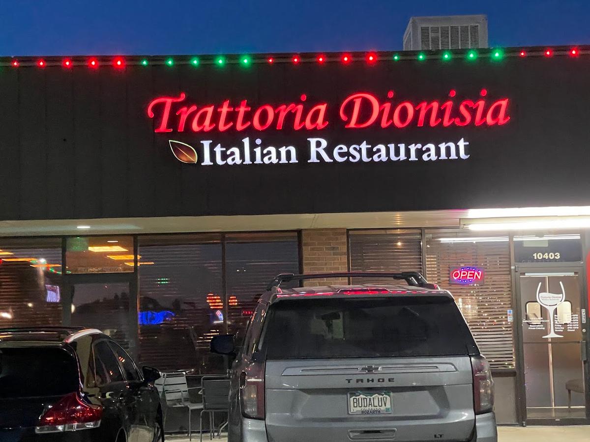 Trattoria Dionisia restaurant in Parker, Colorado
