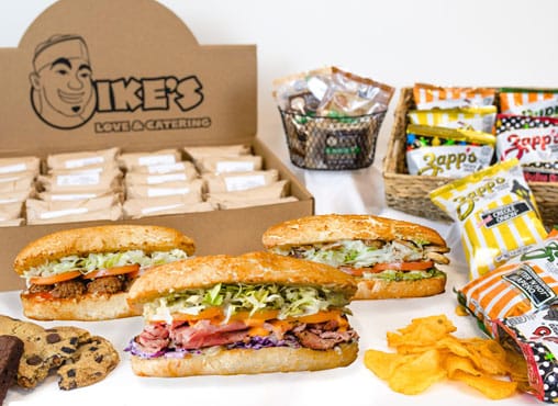Interior view of Ike's Love & Sandwiches