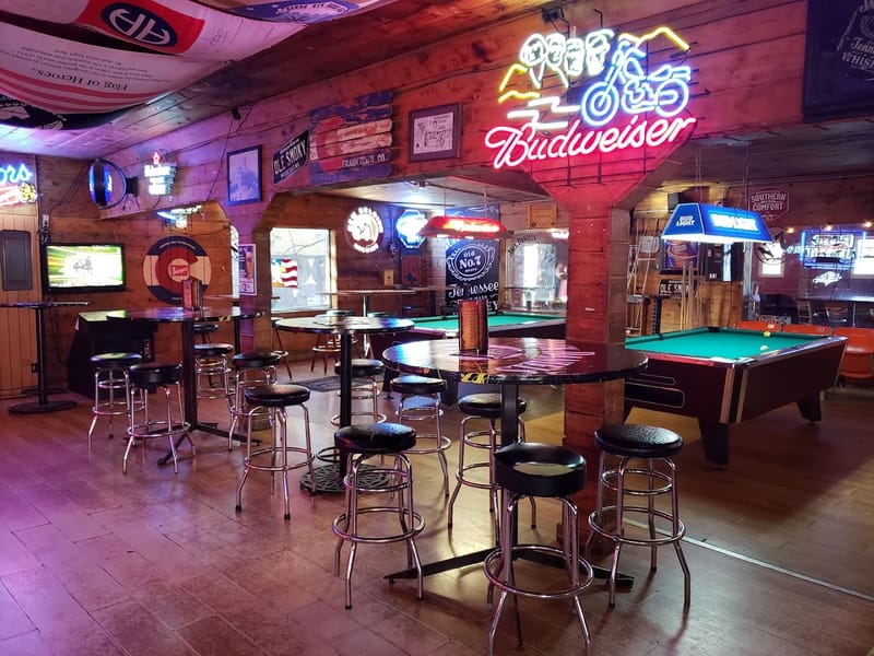 The Stagecoach Saloon bar in Franktown, Colorado