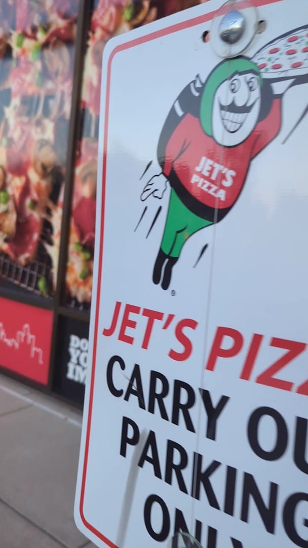 Interior view of Jet's Pizza