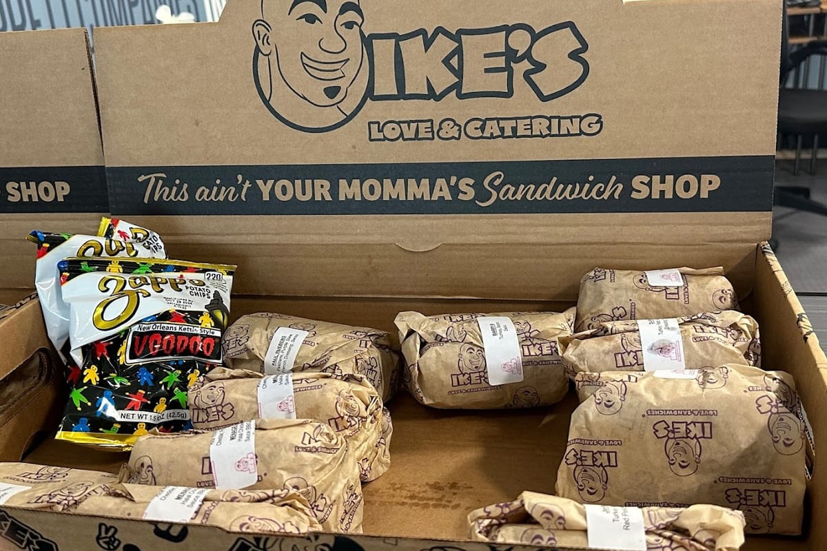 Ike's Love & Sandwiches exterior entrance