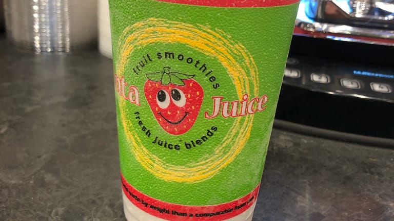 Interior view of Inta Juice