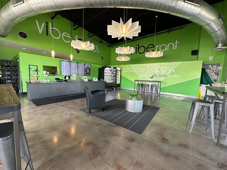Vibe Foods Superfood Bar featured offerings