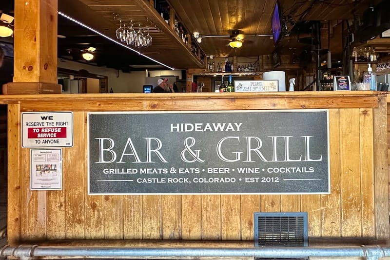 Hideaway Bar & Grill bar in Castle Rock, Colorado
