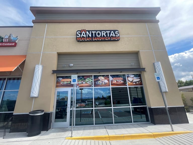 Santortas Mexican Sandwiches exterior entrance