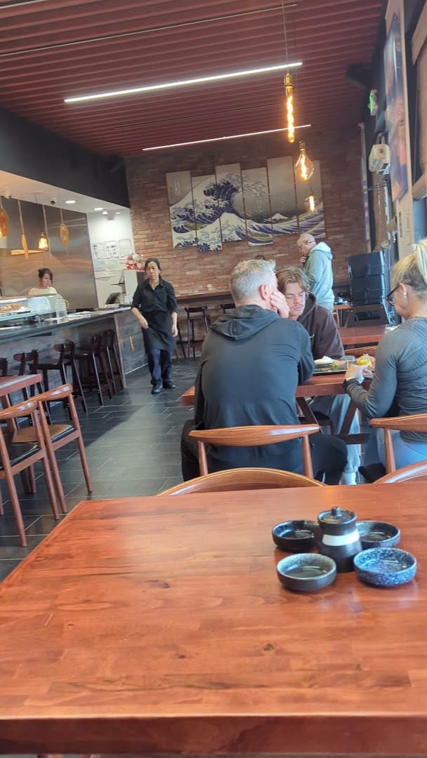 Interior view of Uni Sushi